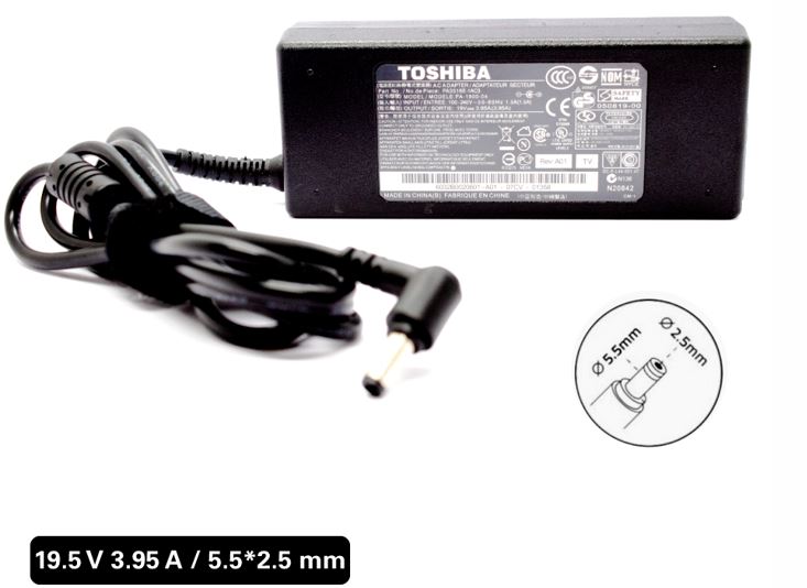 CARGADOR TOSHIBA 19V 3.95A 75W (5.5*2.5 MM)