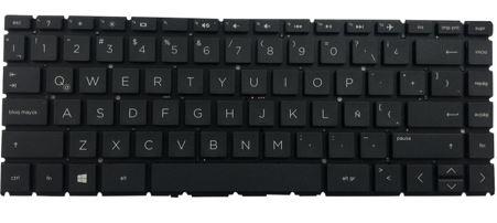 TECLADO HP 14-CK 14-CM 14-CD 14-CE NEGRO ESPAÑOL (ENTER HORIZONTAL)