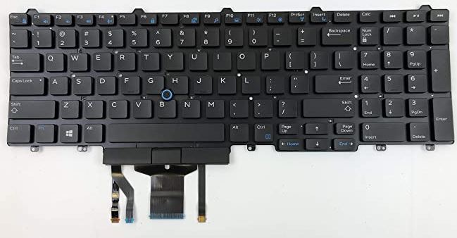 TECLADO DELL LATITUDE E5550 E5570 PRECISION 3510 7510 NEGRO INGLES INTERNACIONAL RETROILUIMINADO (S/MARCO)