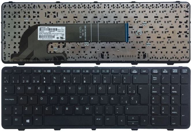 TECLADO HP PROBOOK 450 G0 / 450 G1 / 455 G1 / 470 G1 / 450 G2 / 455 G2 / 470 G2 ESPAÑOL (C/MARCO)