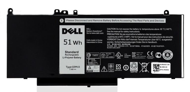 BATERIA DELL LATITUDE E5470 E5570 E5450 E5550 51WH